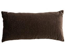 Kussen 60x30 cm ALESSA donker bruin