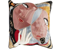 Kussen Art Line twee gezichten Kare Design