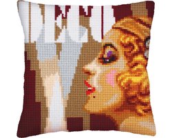 Kussen borduurpakket Art Deco II - Collection d'Art