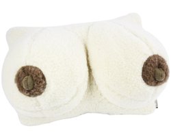 Kussen Borsten Cadeau Grappig Kussen 100% Merino Wol Fun artikel Vrijgezellenfeest – 50x25cm