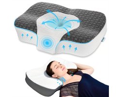 kussen Elveros kussen Traagschuim kussen Medisch slaapkussen Comfortabel slaapkussen Verstelbaar kussen Voorgevormd kussen Nekkussen Zijkussen Rugkussen Buikkussen Comfortabele hoofdkussens Neksteunkussen