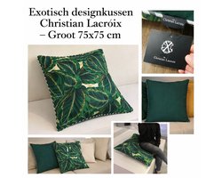 Kussen -  Exotisch designkussen Christian Lacroix – Groot 75x75 cm