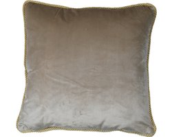 kussen fluweel goud champagne 45x45cm