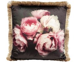 Kussen franje Blush Rozen Kare Design