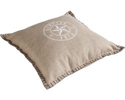 Kussen Hampton Zand Gevuld Kussen | 45 X 45 | Sierkussen Voor Woonkamer Of Slaapkamer