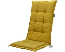 Kussen hoge rug ca.123x50cm Panama mustard