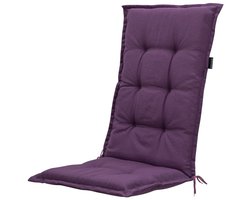 Kussen hoge rug ca.123x50cm Panama purple