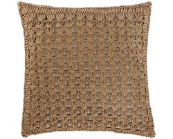 Kussen Home ESPRIT Natuurlijk Tropisch 45 x 8 x 45 cm