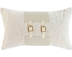 Kussen Home ESPRIT Wit 50 x 10 x 30 cm
