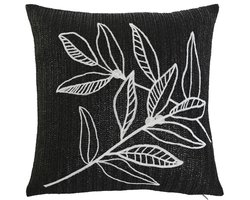 Kussen Home ESPRIT Wit Zwart 42 x 15 x 42 cm