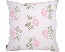 Kussen Lentebloem Roze | 50 X 50 | Sierkussen Voor Woonkamer Of Slaapkamer