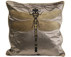 Kussen libelle bruin 40x40cm Kare Design