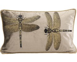 Kussen libelle bruin 50x30cm Kare Design