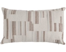 Kussen met afneembare hoes van chenille CALIX