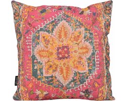 Kussen Oosters Print - Decoratief Kussen - Woonkamer Aankleden - Duurzame Kwaliteit - 45 x 45 cm - Multicolor