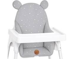 Kussen voor kinderstoel baby opvouwbaar zitverkleiner – zitkussen steun voor Ikea Antilop kinderstoel en babystoel – zitverkleiner waterafstotend wasbaar Melkweg