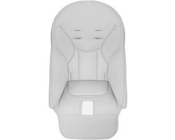 Kussen voor kinderstoel - geschikt voor kinderstoelen, PU-leren kinderstoelen, babystoelen - geschikt voor gestoffeerde kinderstoelen van merken zoals Peg Perego, Kosmic Jané, Baoneo en Siesta Zero3-Lichtgrijs