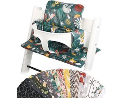 Kussen voor Stokke Tripp Trapp - Handgemaakt in Europa - Groen Kleur - Compatibel met Stokke Tripp Trapp Trip Trap Stoel