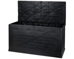 Kussenbox 420 Liter – Waterdichte Opbergbox voor Tuinkussens, Speelgoed of Tuingereedschap – Kunststof Tuinbox met Deksel – Weerbestendig en Ruim – Ideaal voor Tuin, Schuur of Balkon