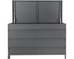 Kussenbox Aluminium - 450L - 60x130x75cm - House Nordic