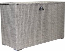Kussenbox groot 167x70xH106 cm grijs