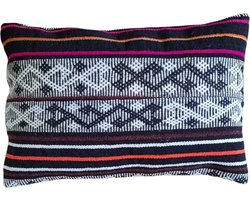 Kussenhoes 40x60 cm | Gemaakt van Handgemaakte Vintage Turkse Kelim | Uniek Authentiek Kussen