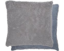 Kussenhoes | 45*45 cm | Grijs | Polyester | Vierkant | Clayre & Eef | KT021.079