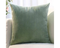 Kussenhoes - 65*65 cm - Slaapkamer Woonkamer Woondecoratie - Slaapbank Kussenhoes - Tuin Nordic Amerikaanse Corduroy Bank Decoratie - Corduroy Kussenhoes - Slaapkamer Kussenhoes - Zonder Kern - 4XL