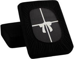 Kussenhoes Bank - Bankhoes Sofahoes - Meubels Beschermen - Anti-slip met Banden - 65-95cm - Zwart