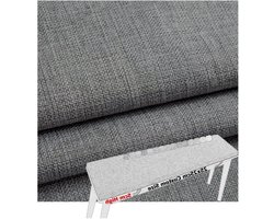 Kussenhoes Bank - Bankkussenhoes Vervangend - Meubels Beschermen - Afneembare Rits - 70 cm - Grijs