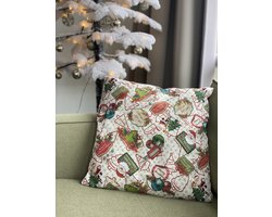 Kussenhoes d kerst 45x45 christmas
