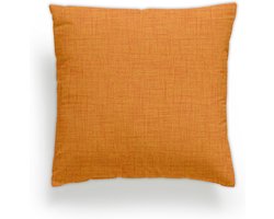 Kussenhoes - Decoratief Kussen - Woonkamer Aankleden - Effene Stijl - 40 x 40 cm - Oker