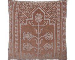 Kussenhoes Edda camel 50x50cm