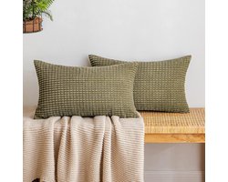 Kussenhoes - Elegant en veelzijdig - 1 stuk - Hoogwaardig materiaal - 30 x 50 cm