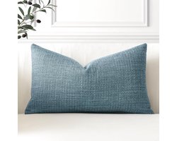 Kussenhoes - hoogwaardig polyesterlinnen - set van 1 - 30x50 cm