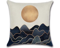 Kussenhoes Mountains - Lhotse - Kussenhoes - 45x45 cm - Sierkussen - Polyester