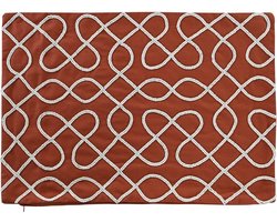 Kussenhoes Terra cotta (60 x 1 x 40 cm)