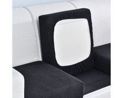 Kussenhoes voor bankzitbank - Verdikte kussenhoes voor bank - Beschermer voor woonkamerbank - Antislip zachte meubelbeschermer - Elastische onderkant - Machinewasbaar (Maat: 1 zitplaats - Lengte (50-63 cm))