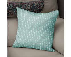 Kussenhoes willekeurig patroon, gooien kussenhoezen, home decoratieve kussenslopen voor woonkamer, bank, slaapkamer, grootte: 43x43 cm - ontworpen en vervaardigd in Turkije