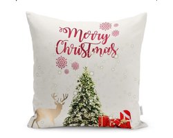 Kussenhoesjes - Velvet kussenhoes 45x45 - Kerst - Fluweel Kussensloop - Sierkussen - kussenhoesje