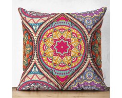 Kussenhoesjes - Velvet kussenhoes 45x45 - Oosterse Motieven - Kussensloop - De Groen Home