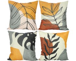 Kussenhoezen Set van 4 - Moderne Decoratieve Kussenhoezen