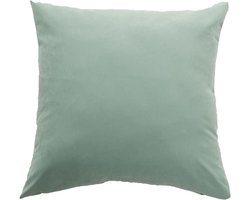 Kussenhoezen - Sierkussenhoes - Woonkamer Decoratie - Zachte Flanel Stof - 55x55 cm - Mintgroen