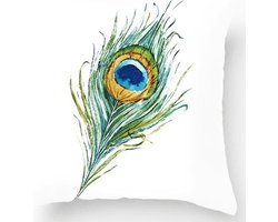 Kussens | Kussenhoes Pauwenveer | 45x45 cm.