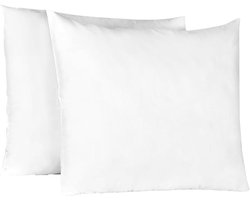 Kussens Set - Hoofdkussens - Rustig Slapen - Hypoallergeen Materiaal - 80 x 80 cm - Wit