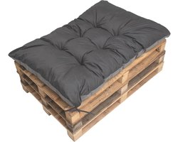 Kussenset voor pallets, zitkussens, stoelkussens, bankkussens, groot vloerkussen voor kinderen, 2 stuks, 120 x 60 cm, 100% polyester, afneembare kous, diverse kleuren