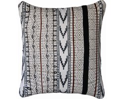 Kussenshoes | woonkamer | kussenhoes 45x45cm | kussensloop | sierkussens | cushion cover | katoen | Hand blocked print