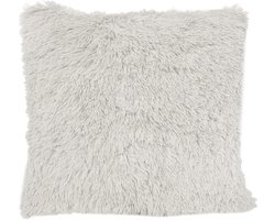 kussensloop Chubby, 50x50 cm, Vapor (grijs), sierkussen, sierkussen, sofakussen, extra donzig en zacht, knuffelkussen, decoratief en elegant