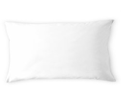 Kussensloop katoen 060 x 100 (01) white Hotelsluiting (per paar) Damai
