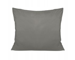 Kussensloop Katoen Satijn Lichtgrijs 70x80 cm